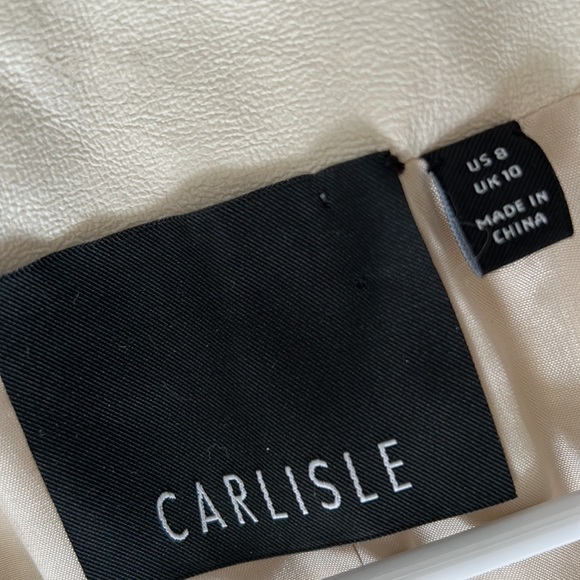 - CARLISLE PINCH PLEAT LEATHER JACKET - Picture 5 of 5